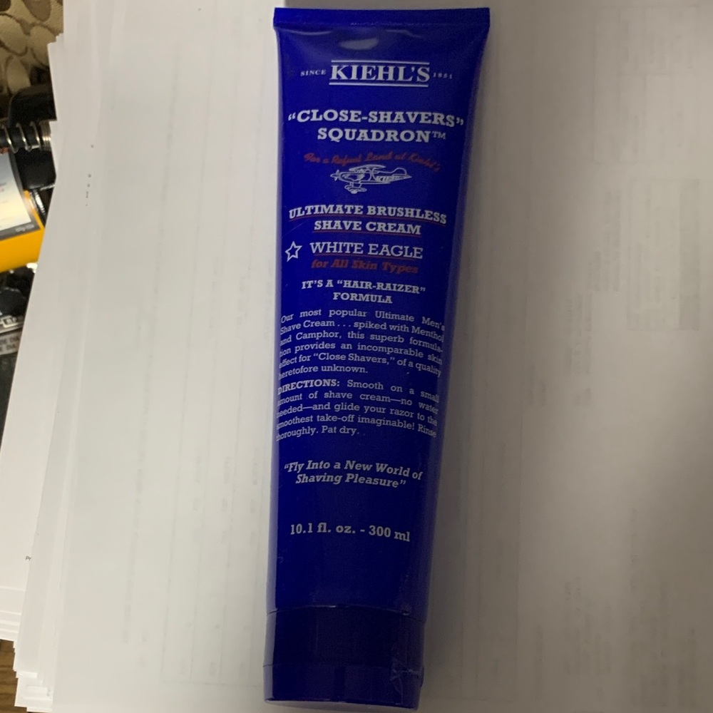 Kiehl's Blue Ultimate Brushless Shave Cream